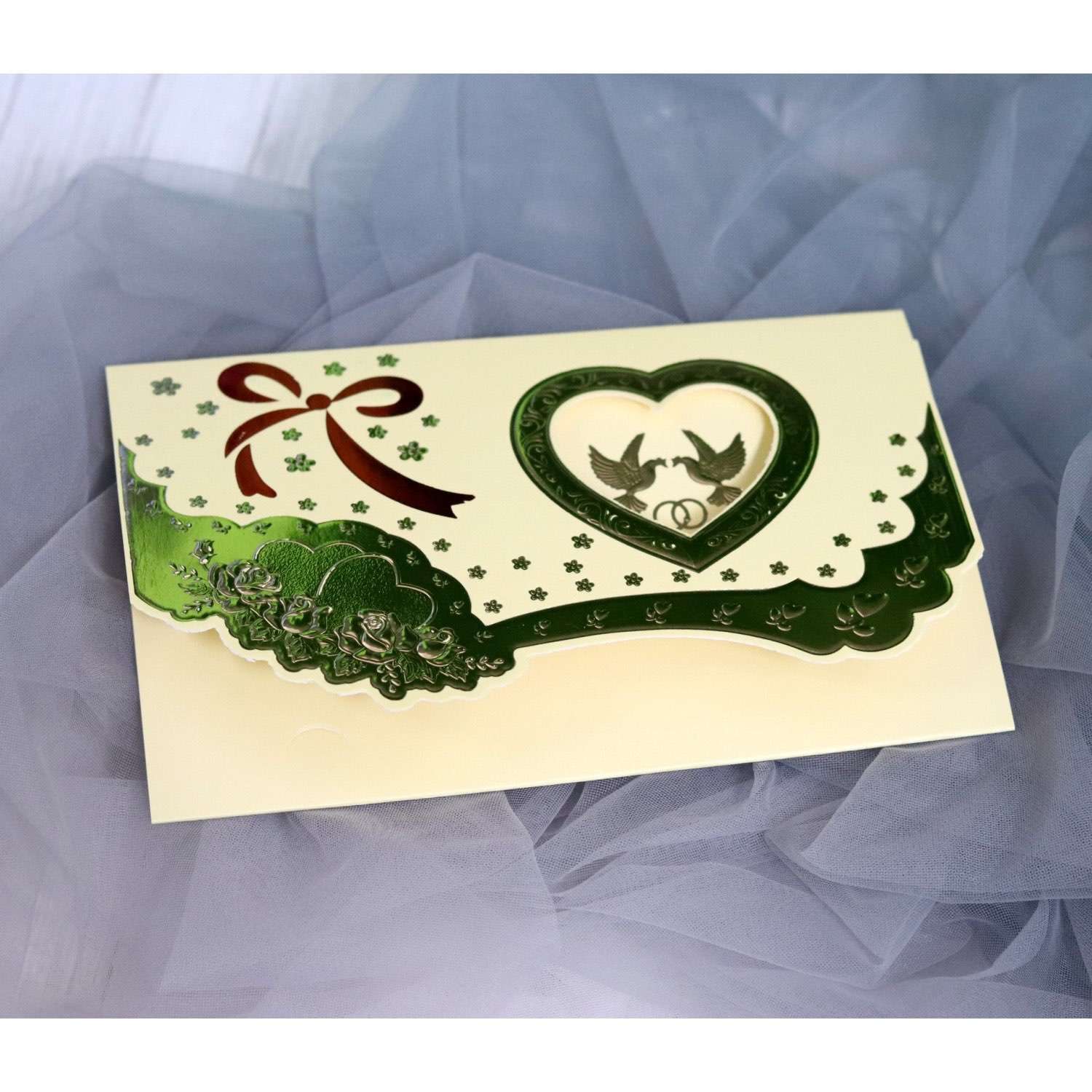 Foiling Invitation Card Business Invitation Rectangle New Wedding Card
